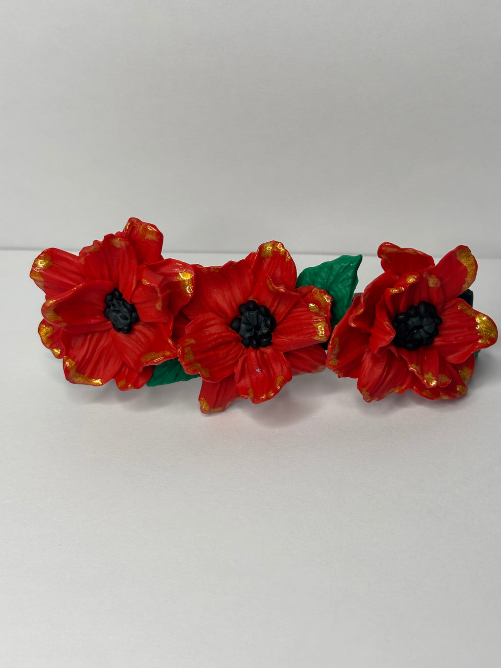 Fiery Blossom Hair Clip