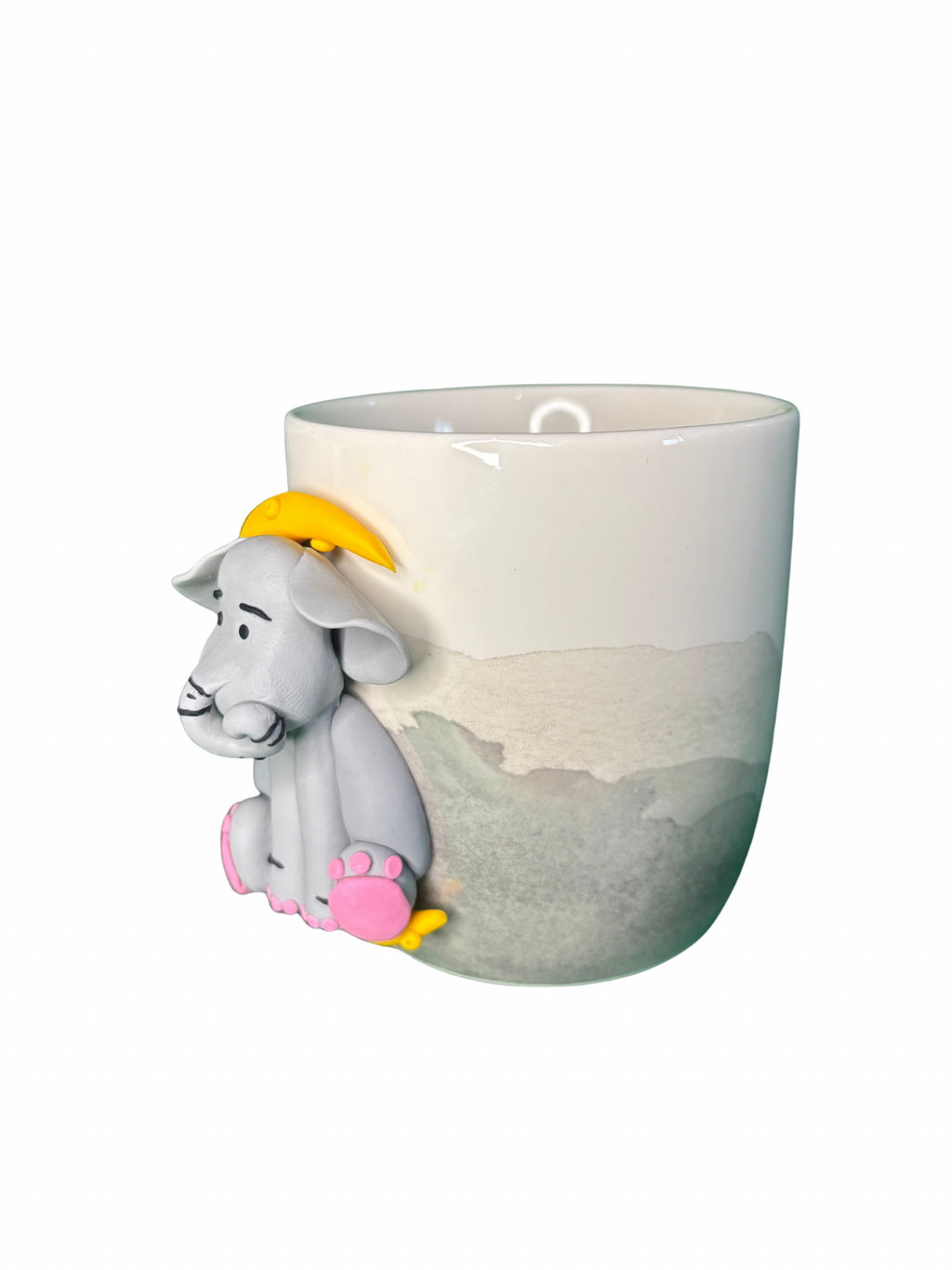 “Dreamy Elephant Mug with Moon”