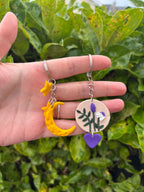 🌸 Handmade Floral & Mushroom Keychains – Limited Edition