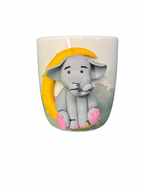“Dreamy Elephant Mug with Moon”